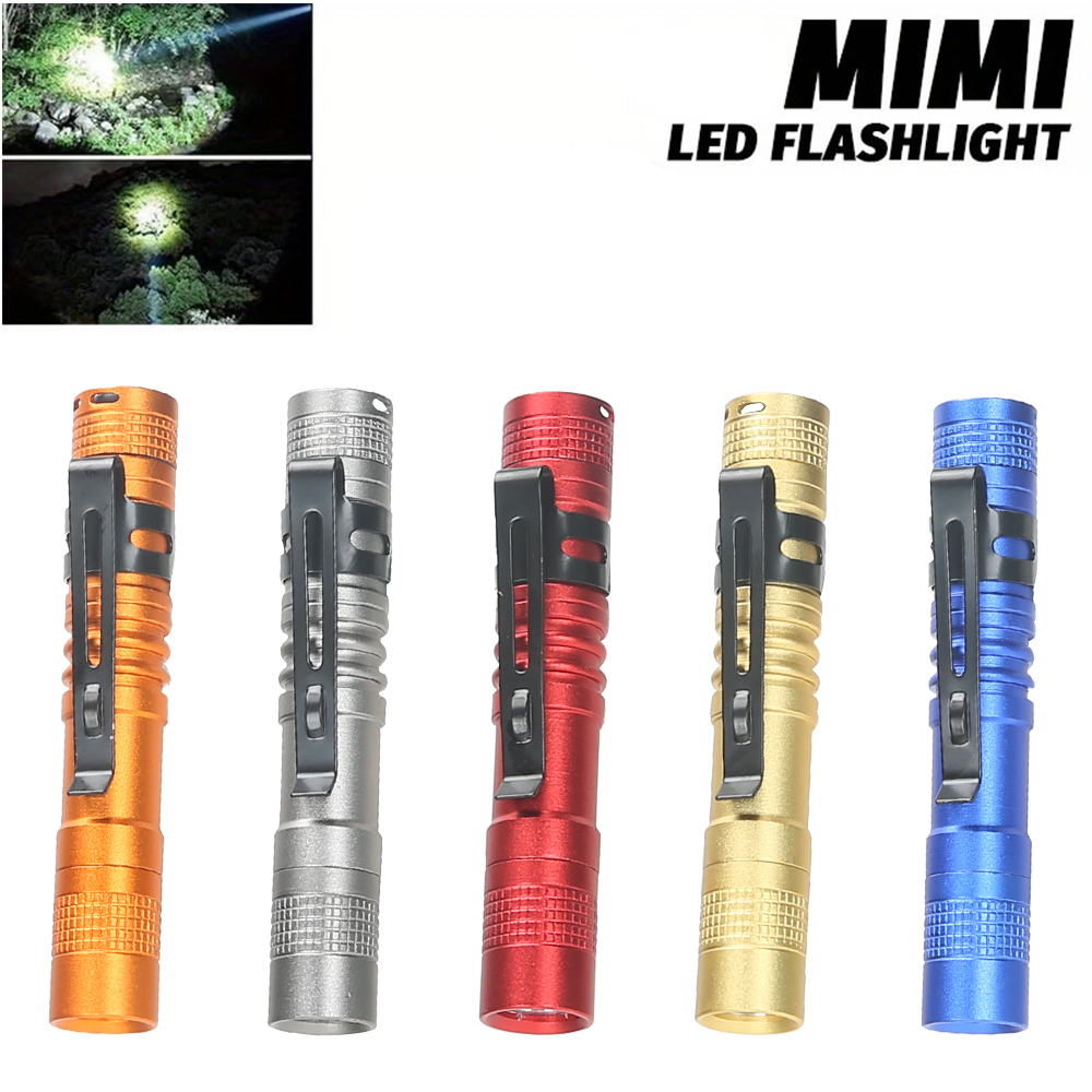 Outdoor Adventure Trips - Mini Taşınabilir LED Kalem Işık Klipsli