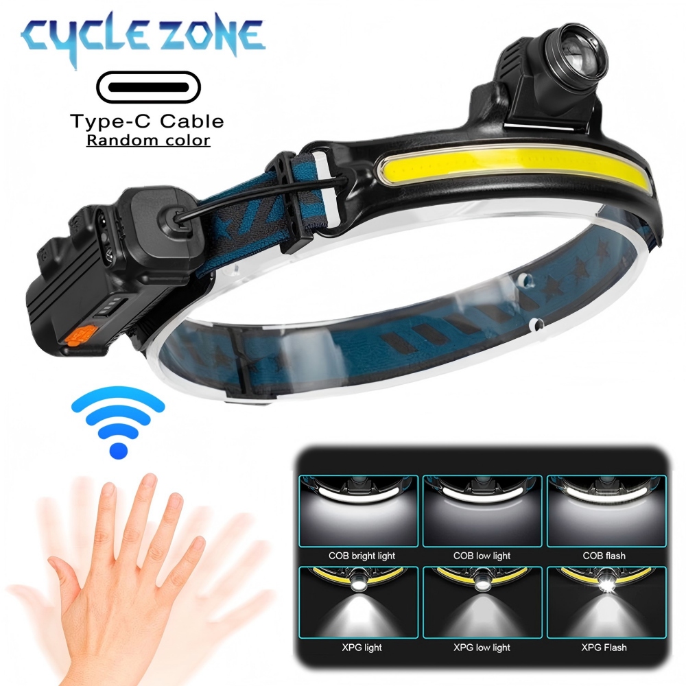 Outdoor Adventure Zone - Güçlü LED Sensör Far Yakınlaştırma COB