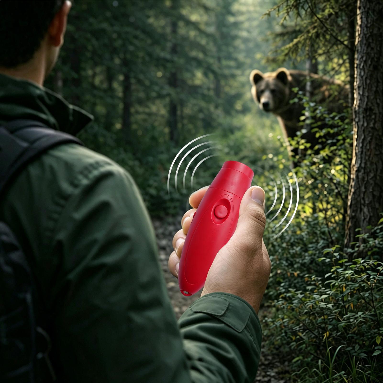 Outdoor Adventure Backpack - Gear Bear Tehdit Uyarısı Ayı Kornası