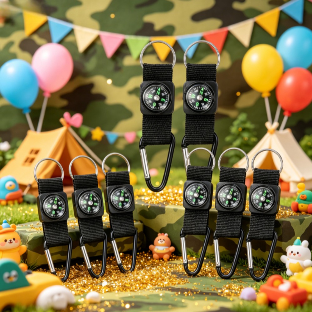 Toplu Kemer Klipsi için 6 Adet - Outdoor Adventure Birthday Party incelemesi ve fiyatı