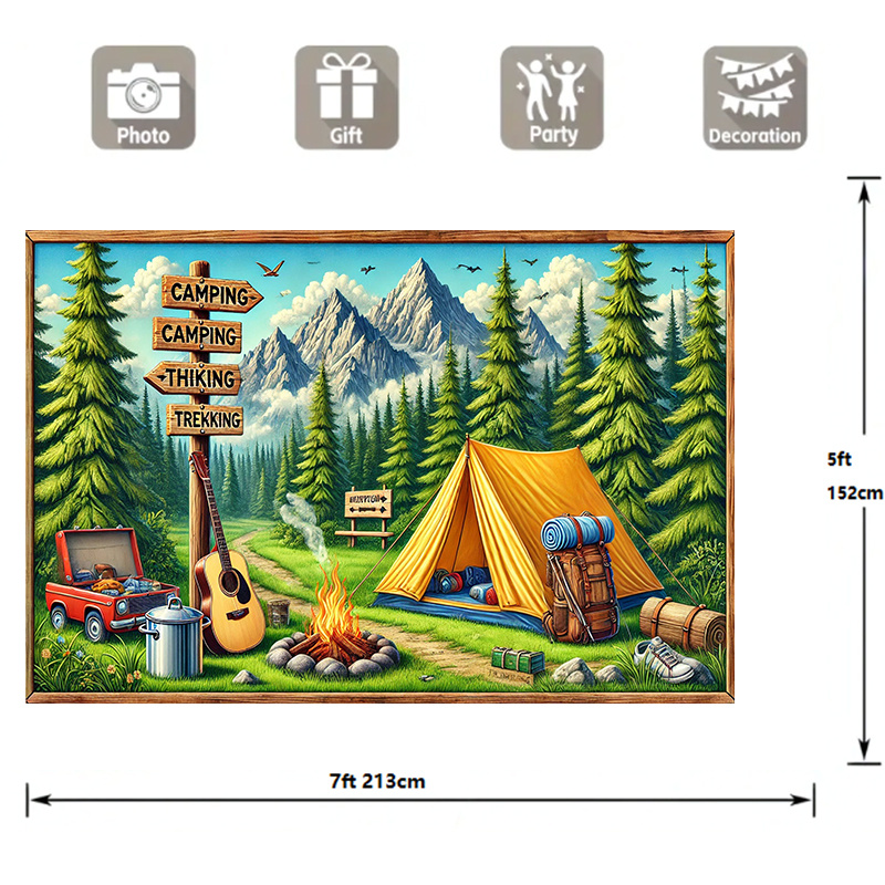 1 kamp ve açık hava macera ark - Outdoor Adventure Birthday Party incelemesi ve fiyatı