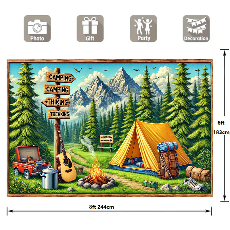 1 kamp ve açık hava macera ark - Outdoor Adventure Birthday Party incelemesi ve fiyatı