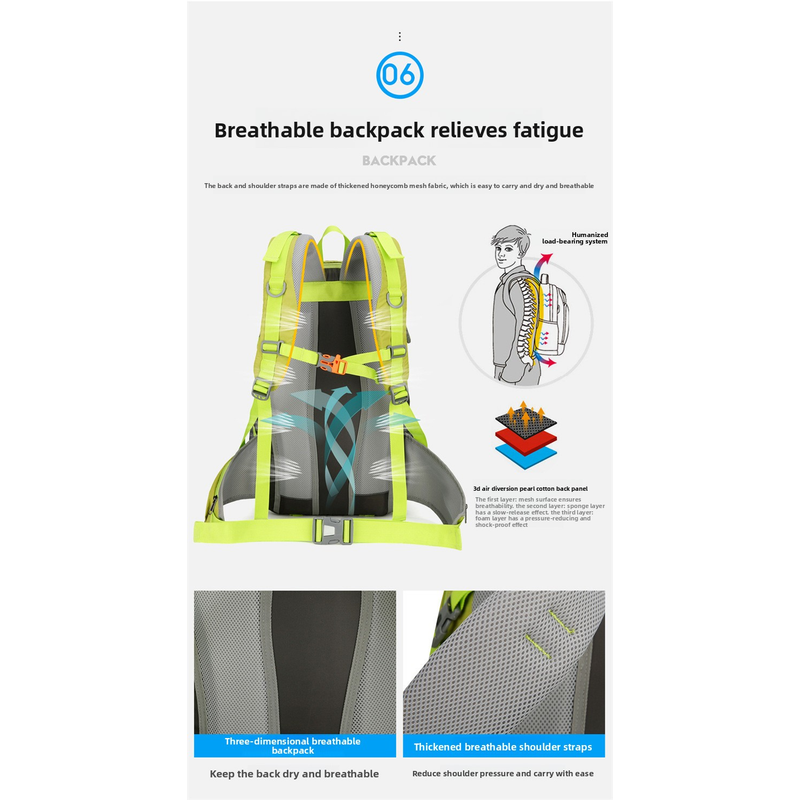 AZELA 36-55L Yürüyüş Sırt Çant - Outdoor Adventure Backpack incelemesi ve fiyatı