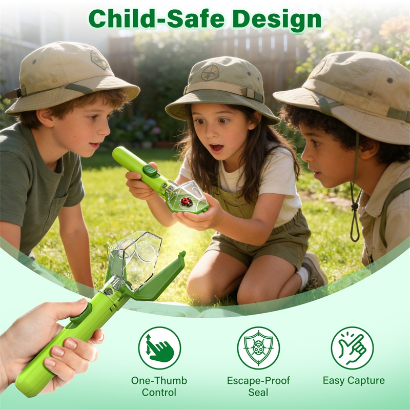 Çocuklar için 6X Büyüteçli Böc - Outdoor Adventure Kit For Kids incelemesi ve fiyatı