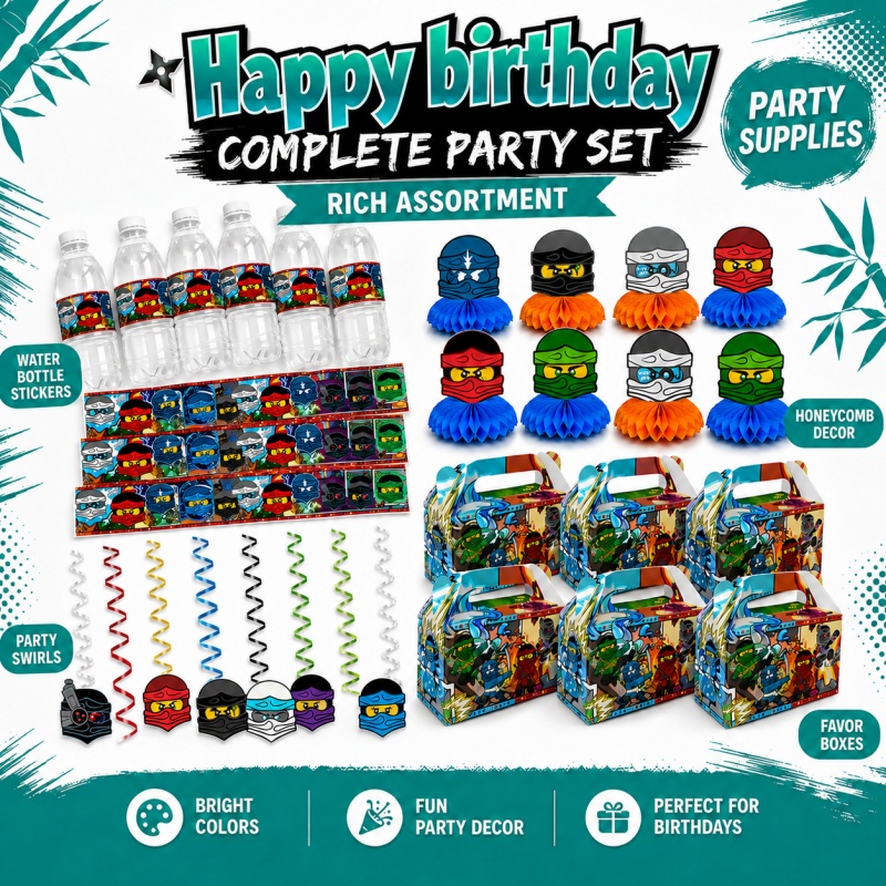 Ninja Kombinasyonu Doğum Günü  - Outdoor Adventure Birthday Party incelemesi ve fiyatı