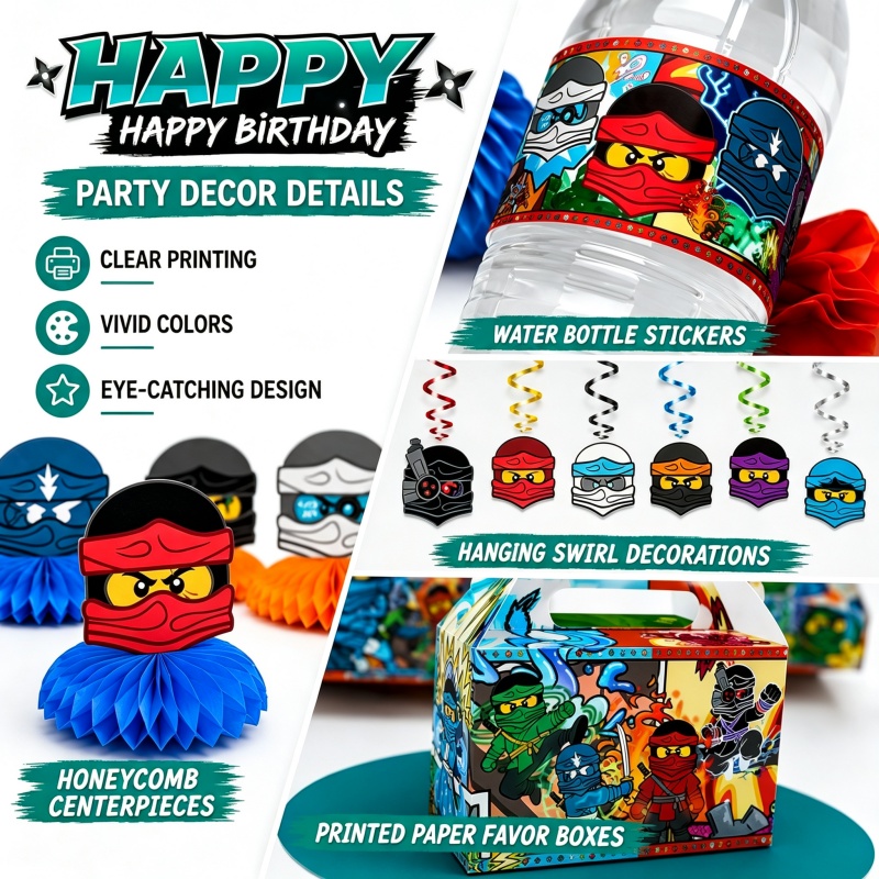 Ninja Kombinasyonu Doğum Günü  - Outdoor Adventure Birthday Party incelemesi ve fiyatı